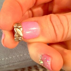 CHAMILIA XO SWAROVSKI SILVER CHARM BEAD